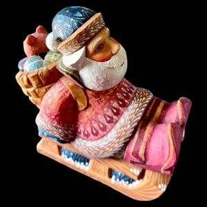 G DeBrekht “Russian Sleigh Series” Bearing Bear Santa.